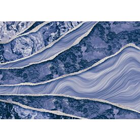 Haase Blue Marble And Stone Wallpaper Wall Mural