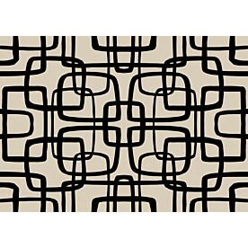 Haase Retro Shape Block Print Wallpaper Wall Mural