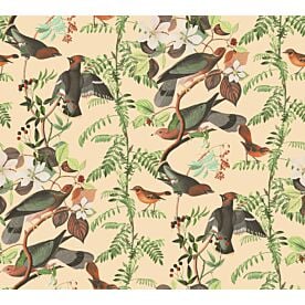 Haase Chinoiserie Bird Garden Wallpaper Wall Mural