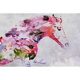 Abstract Pink Horse