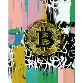 Crypto Bitcoin Graffiti 2-4