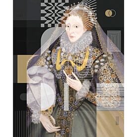 Elizabeth I Altered Portrait 2 Wallpaper Wall Mural