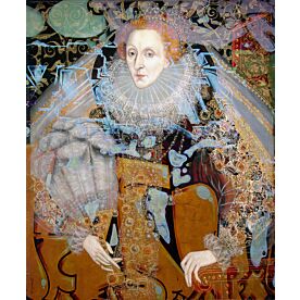 Elizabeth I Graffiti 2 Wallpaper Wall Mural