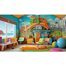 Happy Kids Room 2 Wallpaper Wall Mural