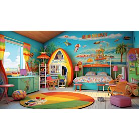 Happy Kids Room 3 Wallpaper Wall Mural