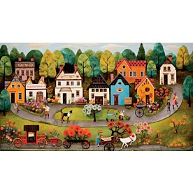 Happy Village 3 Wallpaper Wall Mural