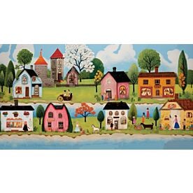 Happy Village 7 Wallpaper Wall Mural