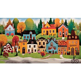 Happy Village 8 Wallpaper Wall Mural