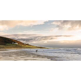 Croyde Bay in Winter Wallpaper Wall Mural