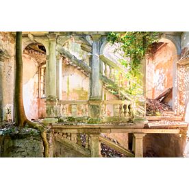 Poetic Villa Ruin Wallpaper Wall Mural