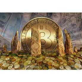 Bitcoin New Age Wallpaper Wall Mural