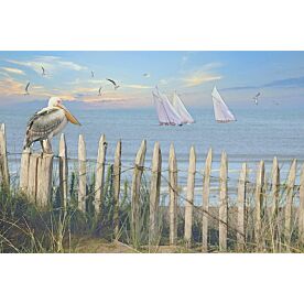 Summer Breeze Shore Wallpaper Wall Mural