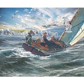 Windy Riders Sailing Wallpaper Wall Mural