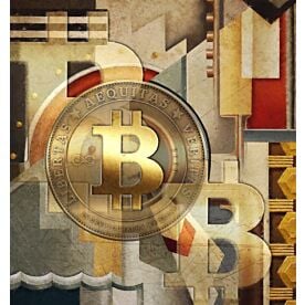 Bitcoin Deco Six Wallpaper Wall Mural