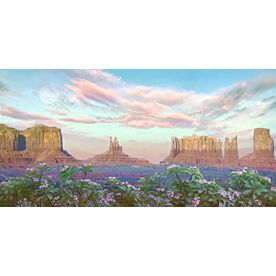 Desert Moon Landscape II Wallpaper Wall Mural