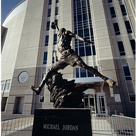 Michael Jordan Statue 9345 Wallpaper Wall Mural