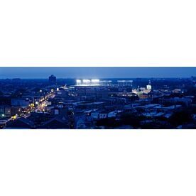 Wrigley Field at Night 2075 Wallpaper Wall Mural