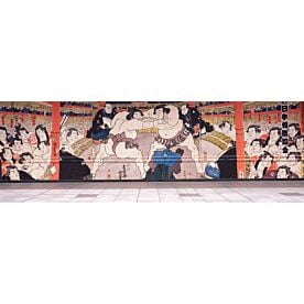 Sumo Wrestling Mural Tokyp 8711 Wallpaper Wall Mural