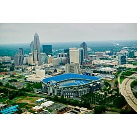 Panthers Ericsson Stadium Charlotte 1763 Wallpaper Wall Mural