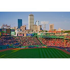 Fenway Park Boston Skyline 1946 Wallpaper Wall Mural