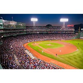 Twins at Fenway Night Game 1950 Wallpaper Wall Mural