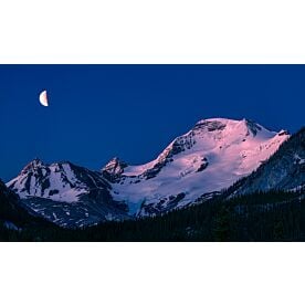 Mount Athabasca Moon 7613 Wallpaper Wall Mural