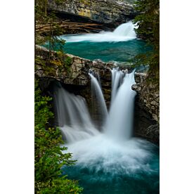 Johnston Creek Canyon Waterfall 7622 Wallpaper Wall Mural