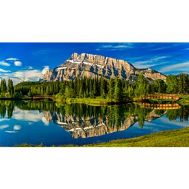 Banff Mount Rundle 7644 Wallpaper Wall Mural