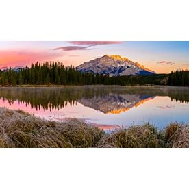 Alberta Cascade Mountain 7645 Wallpaper Wall Mural