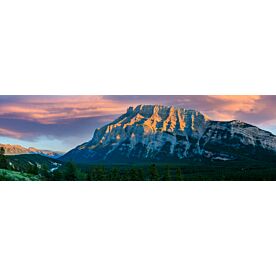 Mount Rundle Sunset 7700 Wallpaper Wall Mural