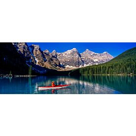 Moraine Lake Kayaker 3003 Wallpaper Wall Mural