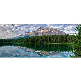 Mount Rundle Johnson Lake 3015 Wallpaper Wall Mural