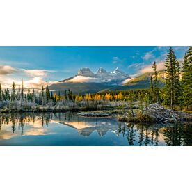 Three Sisters Beaver Pond 3044 Wallpaper Wall Mural