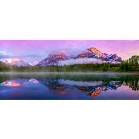 Mount Kidd Lake Reflection 8928 Wallpaper Wall Mural