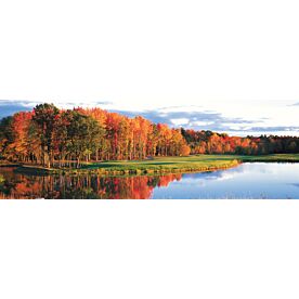 Autumn Golf in New England Wallpaper Wall Mural