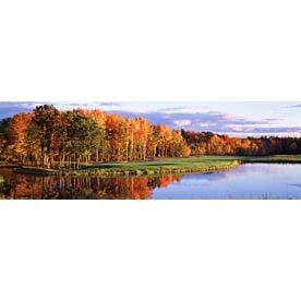 Autumn Golf in New England III Wallpaper Wall Mural