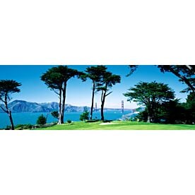 Golden Gate Brisge Golf Course Wallpaper Wall Mural