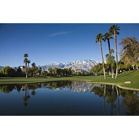 Pond at Palm Springs Desert Princess Golf Wallpaper Wall Mural