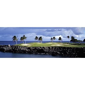 Seaside Hawaii Golf Wallpaper Wall Mural