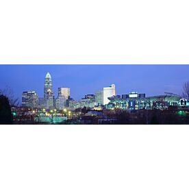 Charlotte NC Skyline 5920 Wallpaper Wall Mural