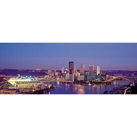 Pittsburgh Skyline 0271 Wallpaper Wall Mural