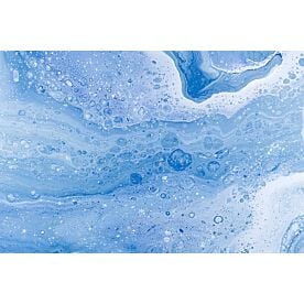 Blue Marbling Bubbles