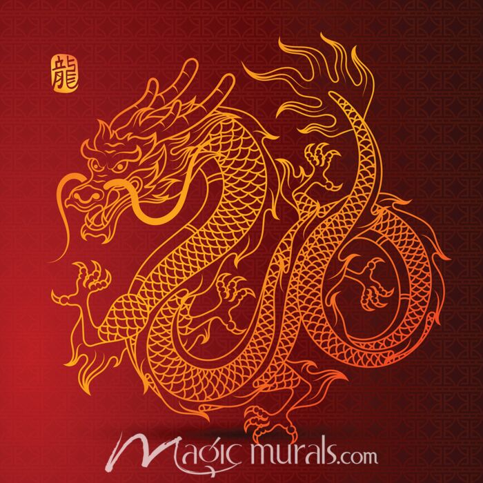 Chinese Dragon 5890 Wallpaper Wall Mural