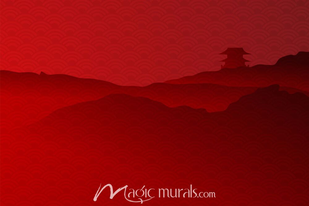 Chinese Landscape Shadow Wallpaper 7366 Wallpaper Wall Mural