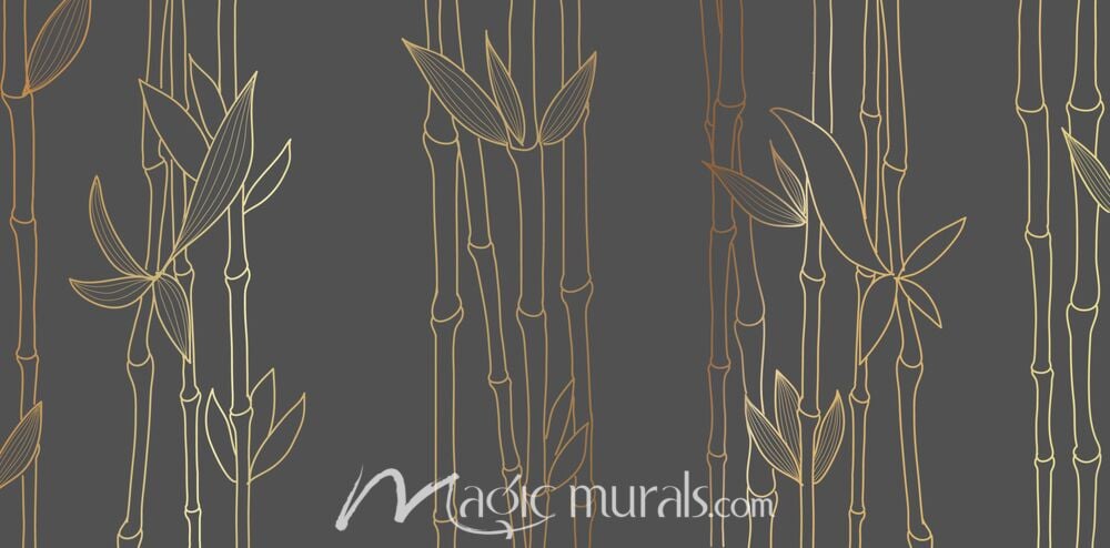 Bamboo Outlines 8473 Wallpaper Wall Mural