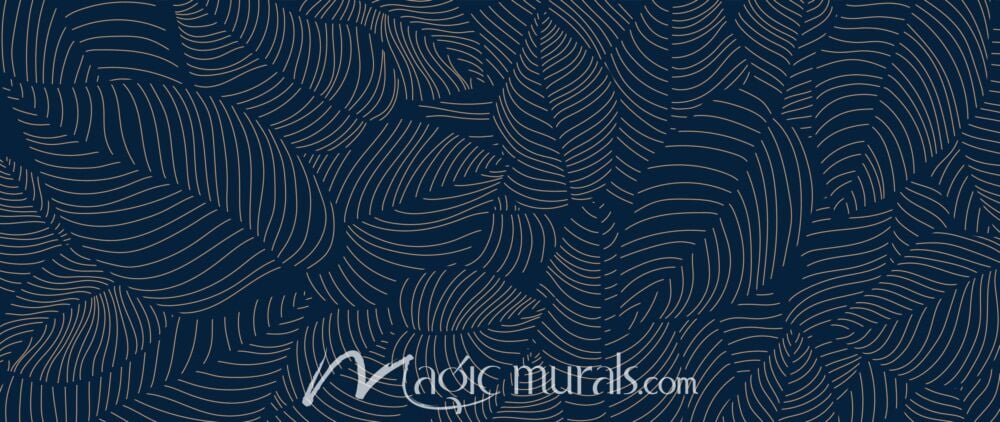 Abstract Philodendron Leaves 6067 Wallpaper Wall Mural