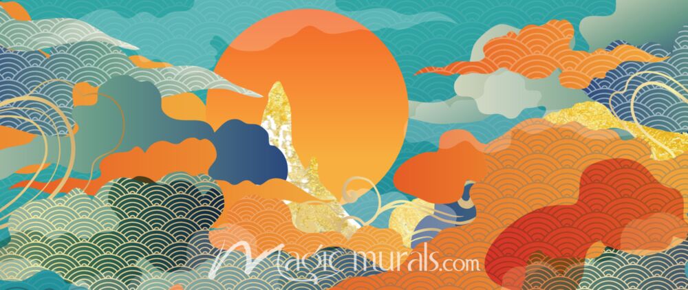 Abstract Cloudscape 5855 Wallpaper Wall Mural