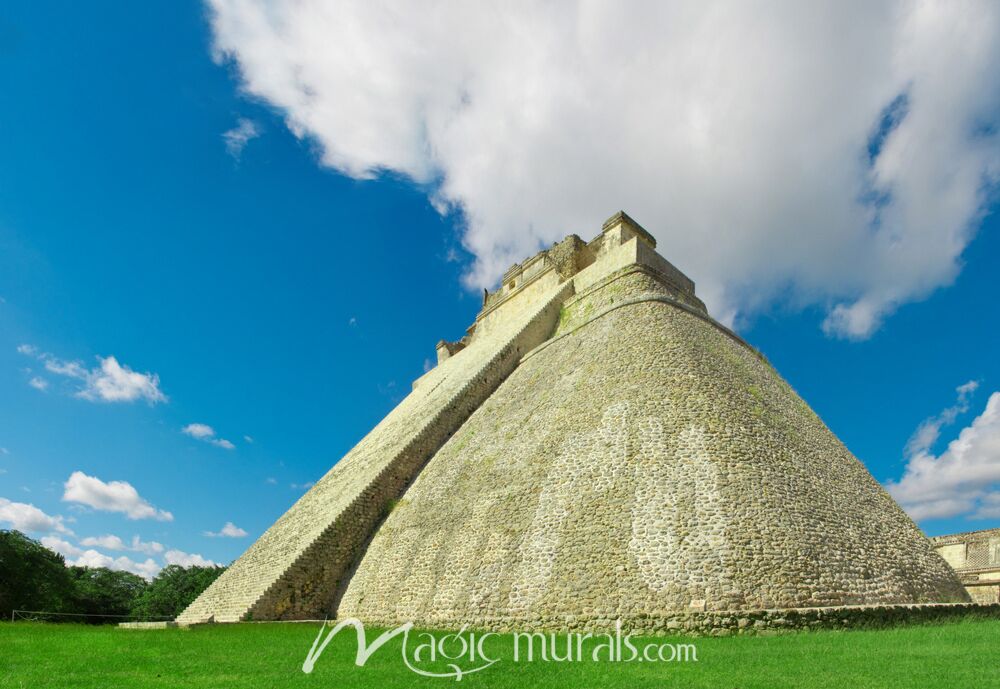 Pyramid of Magician Uxmal 6081 Wallpaper Wall Mural