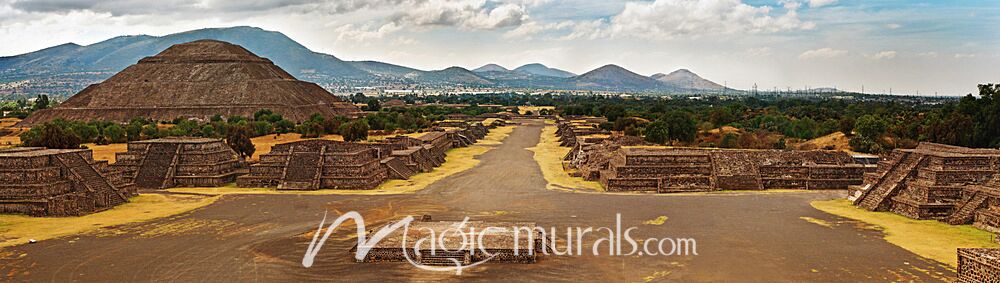 Teotihuacan Pyramid of the Sun 6569 Wallpaper Wall Mural