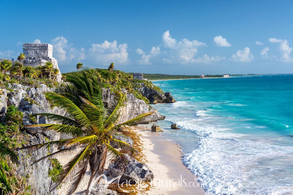 Tulum Beach Ruins 4469 Wallpaper Wall Mural